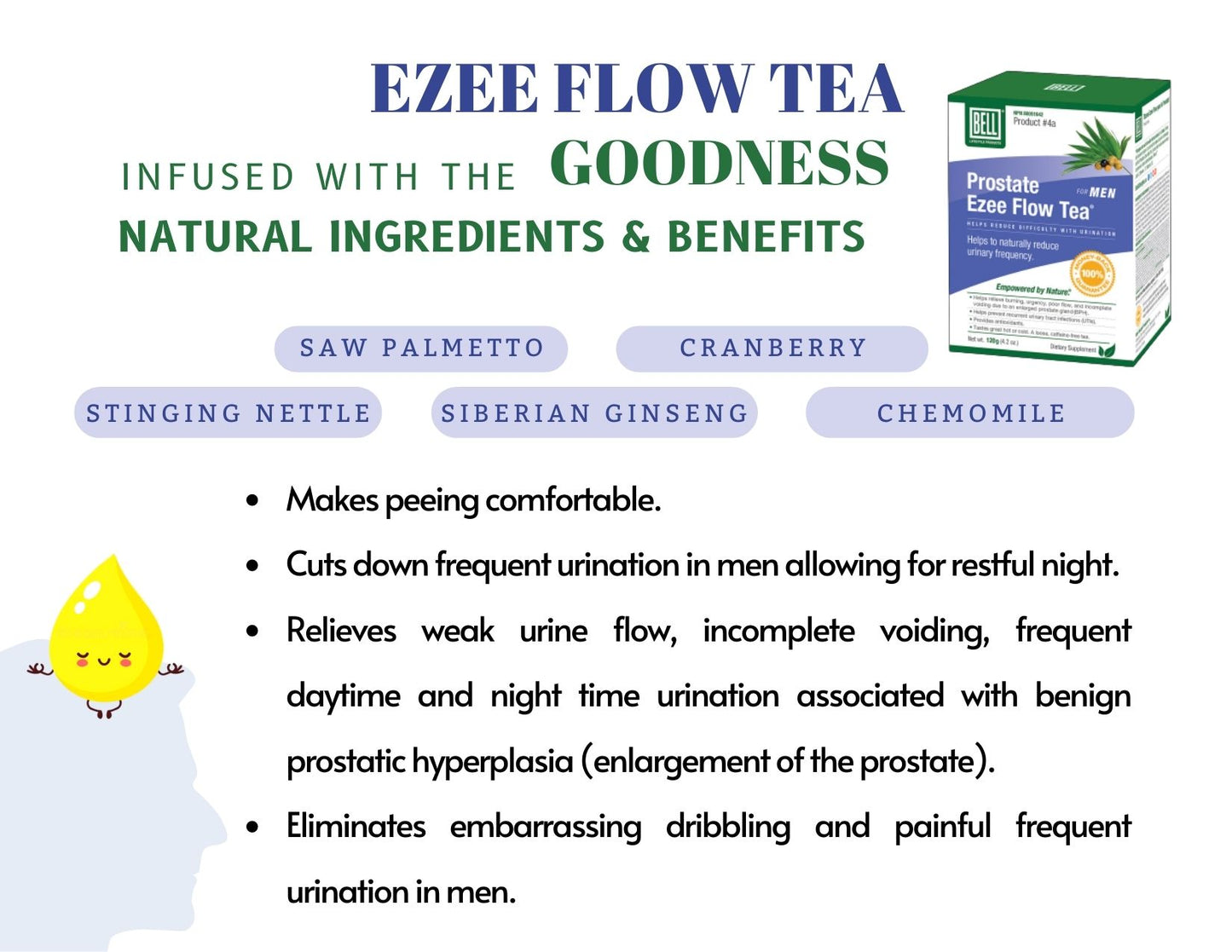 Ezee Flow Tea | Bye Frequent bathroom trip!